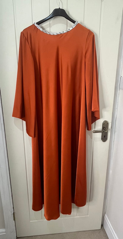 Sana dress - Rust Orange