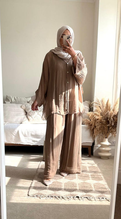 Ariana Co-ord - Taupe